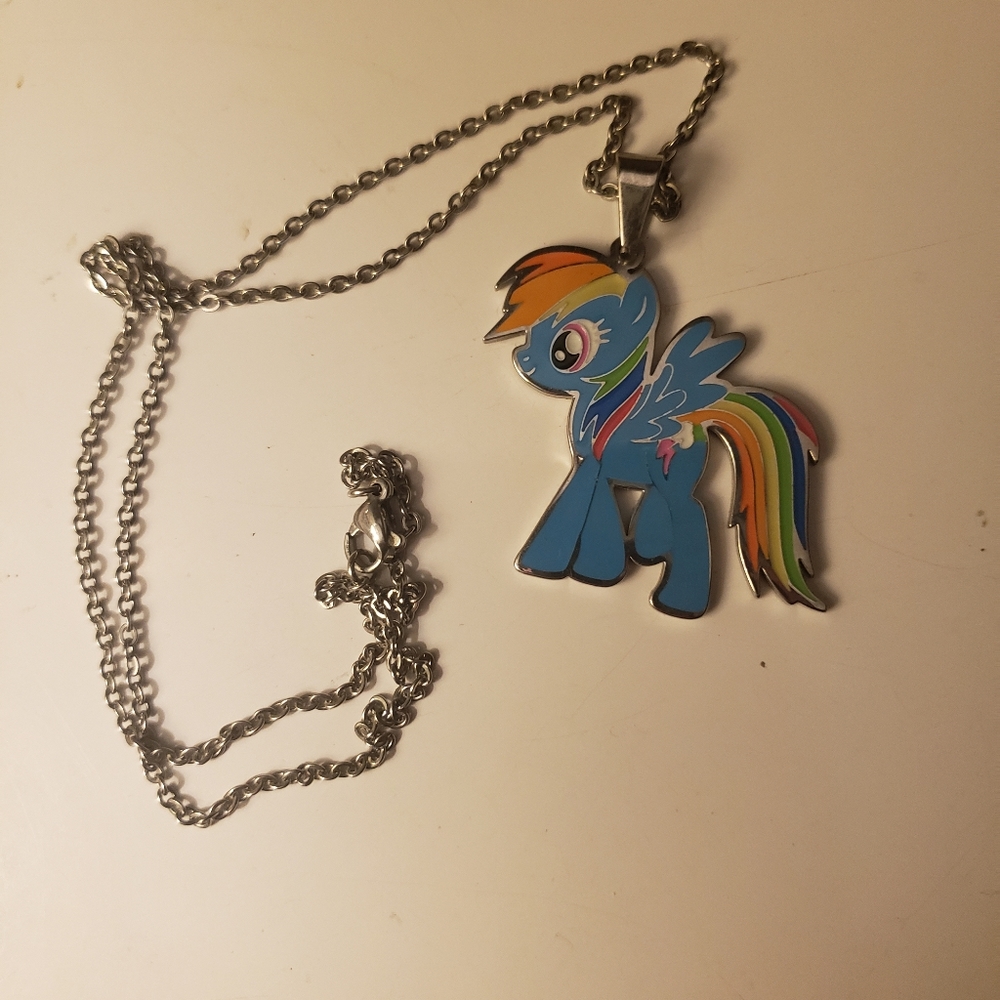 My Little Pony Rainbow Dash Necklace 🌈